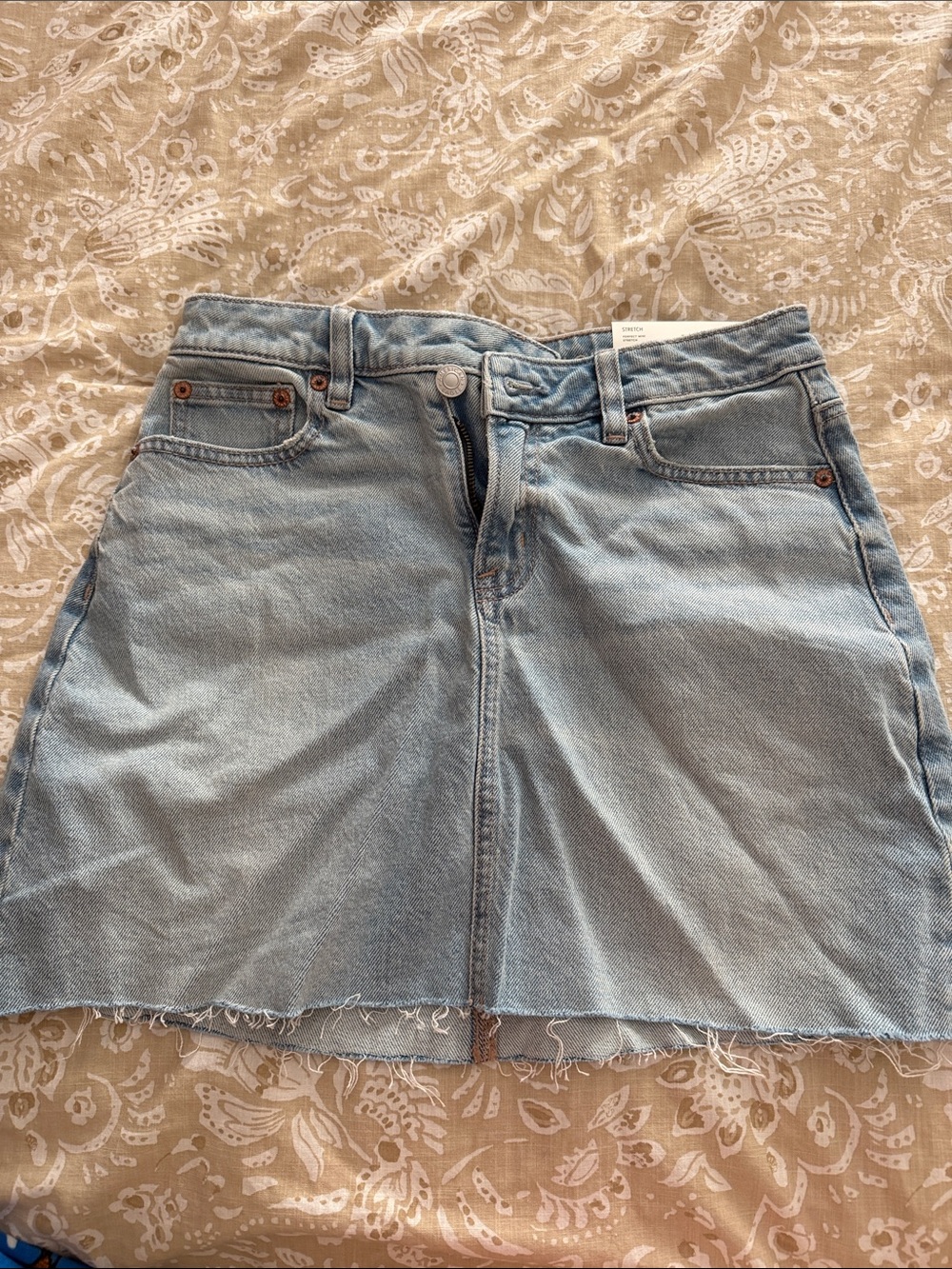 Light Wash Denim Skirt - Casual High-Waist Mini AMERICAN EAGLE NWT